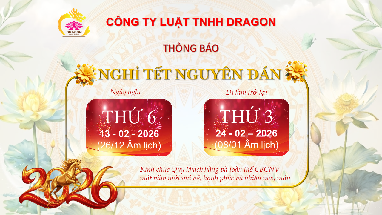 Thông báo Lịch nghỉ Tết Nguyên Đán 2026